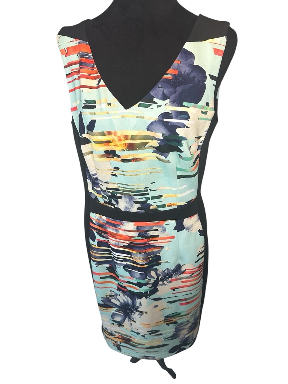Worthington Women’s Bodycon Floral Tropical Dress – Size 12